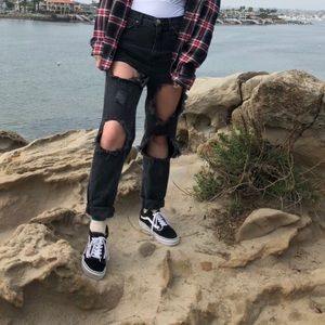 BDG ripped mom jeans